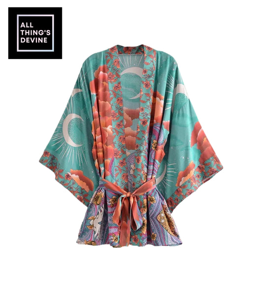 Bohemian Kaftan Jacket Cotton