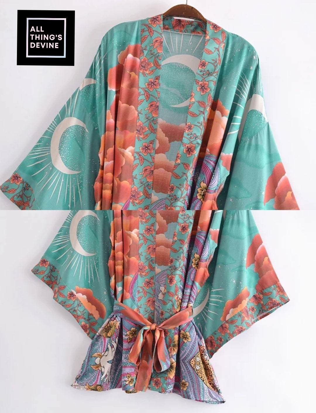 Bohemian Kaftan Jacket Cotton