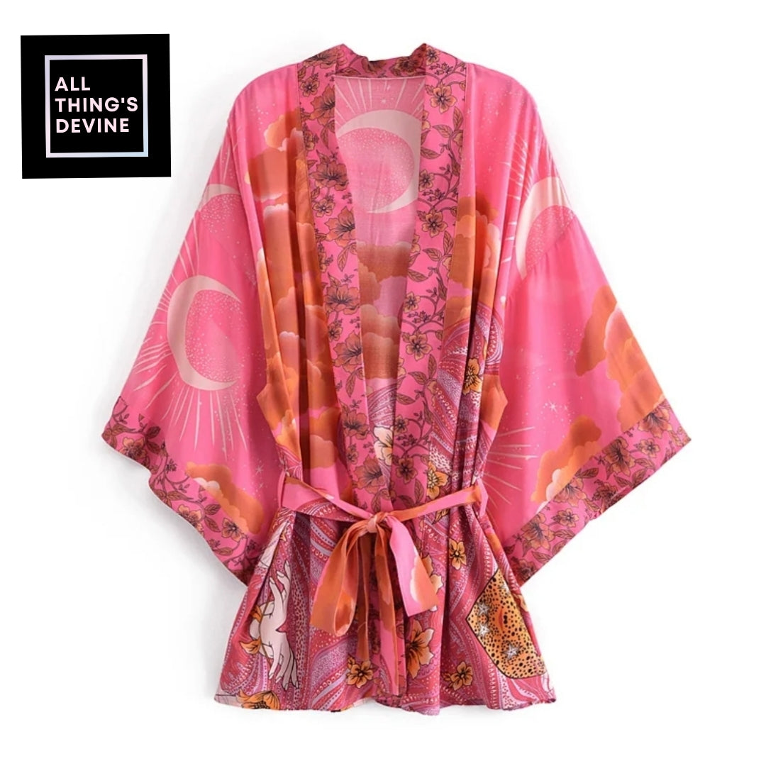 Bohemian Kaftan Jacket Cotton