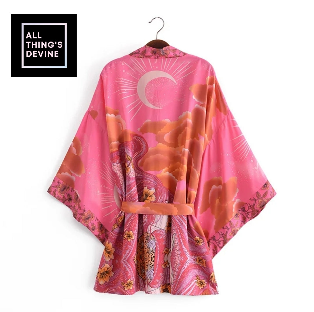 Bohemian Kaftan Jacket Cotton