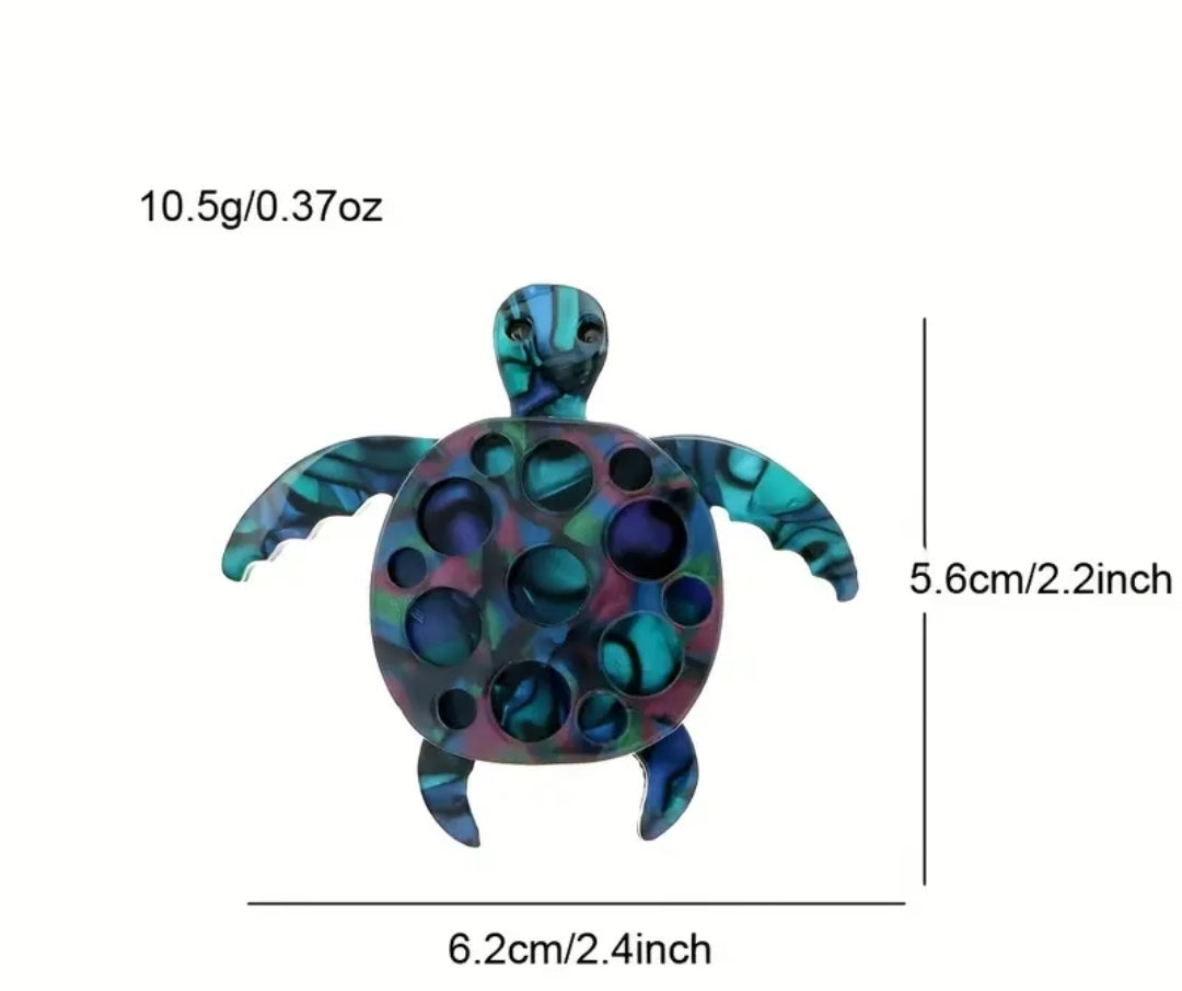 Brooch | Lipel Pin - Ocean Turtle