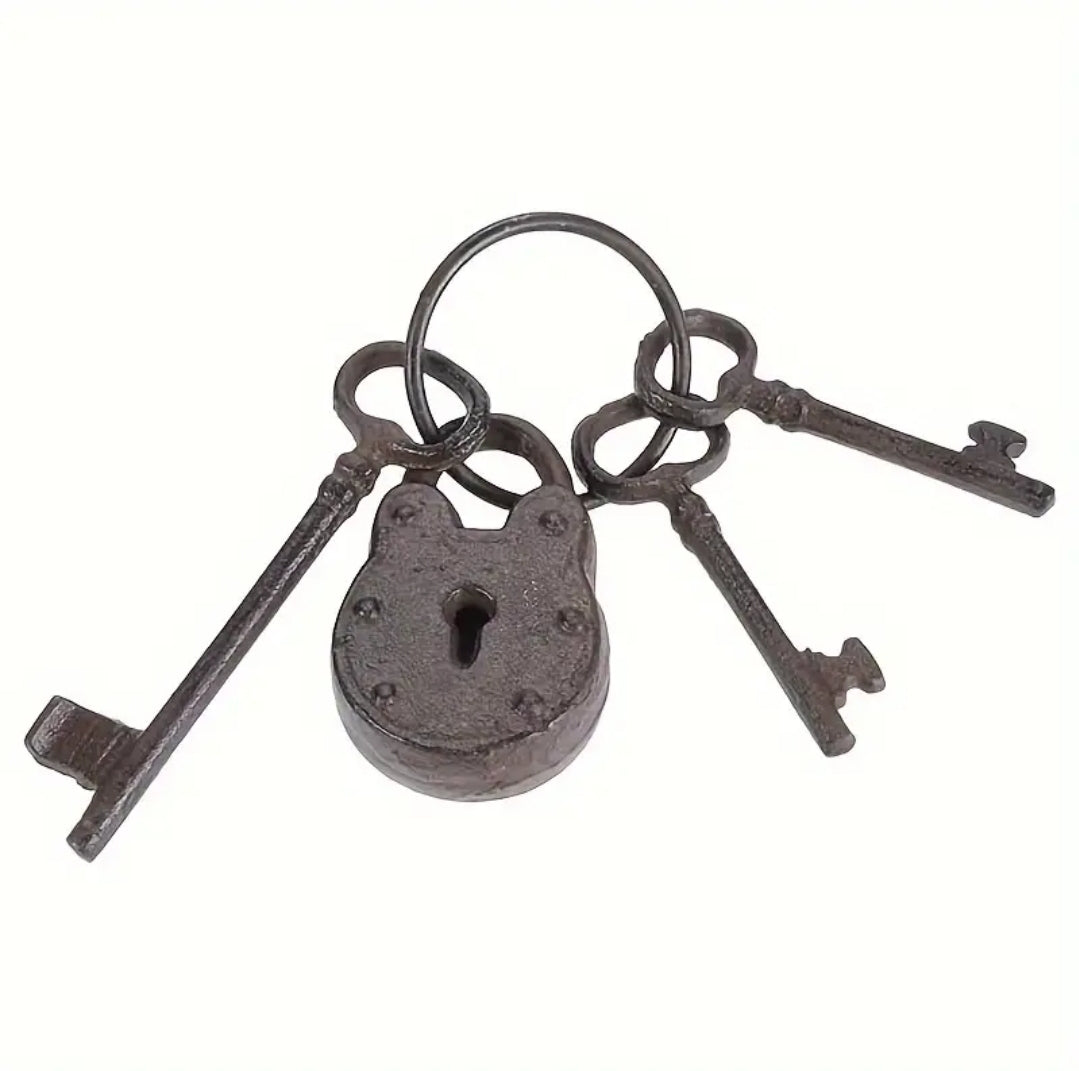 Cast Iron Keys and Lock Decor