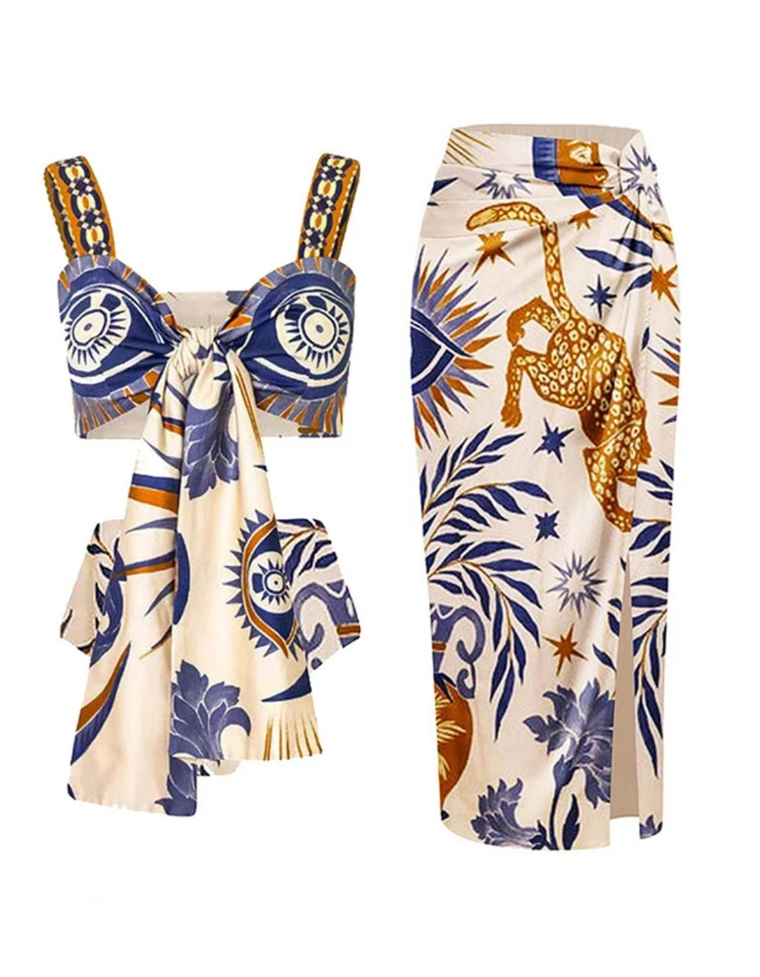 Jungle Designer Dupe Swimwear set