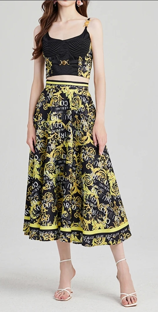 Versace Vibe - 2 piece set (Black/Yellow)