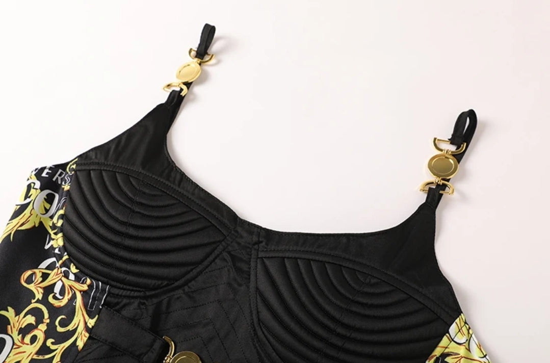 Versace Vibe - 2 piece set (Black/Yellow)