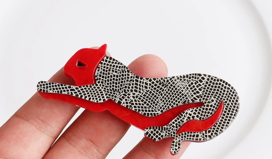 Brooch | Lapel Pin - Leopard