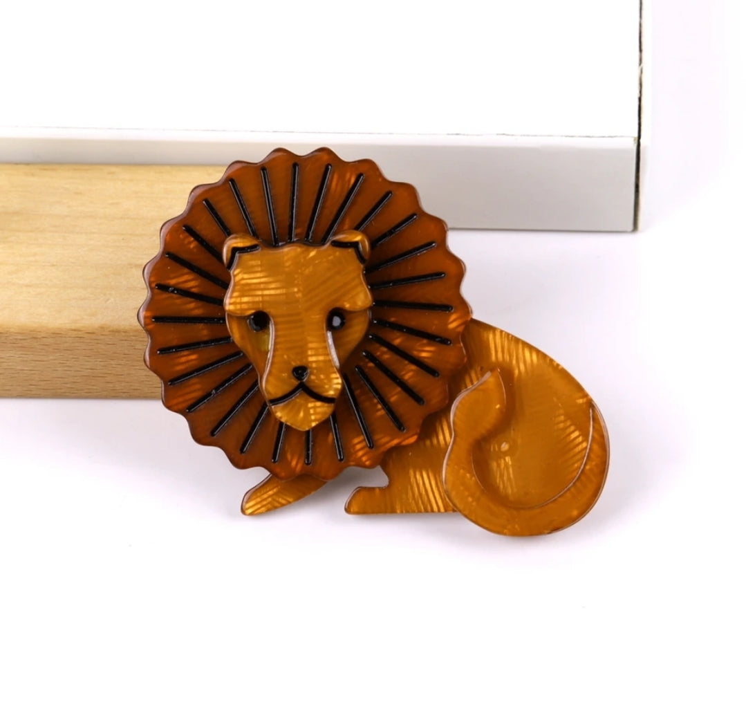 Brooch | Lapel Pin - Lion