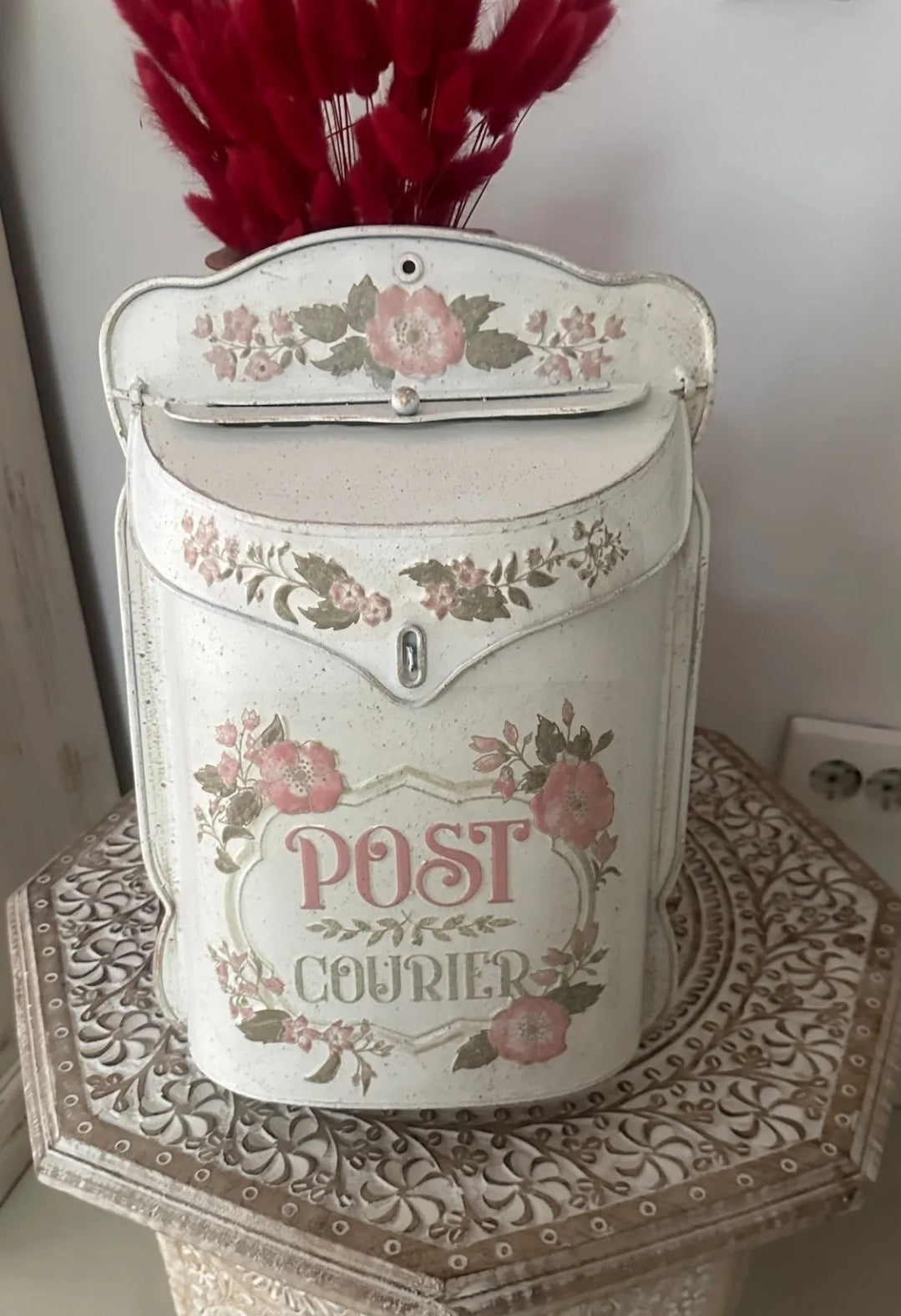 Shabby Chic Metal Letter Box