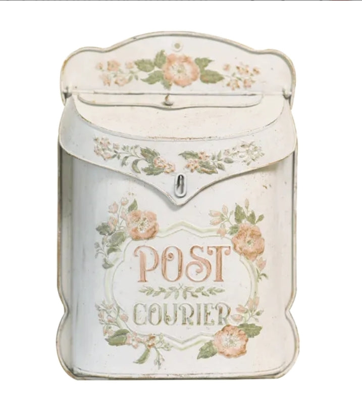 Shabby Chic Metal Letter Box