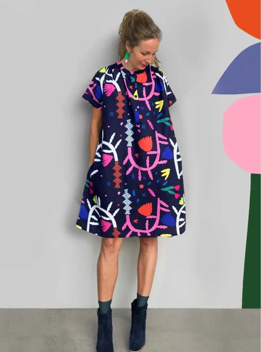 Plus Size Wear - Graffiti Fun Dress