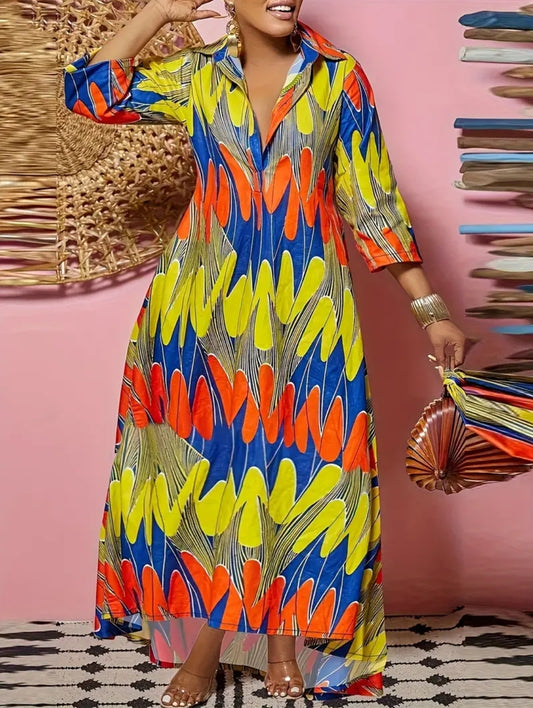 Plus Sized Women's Wear - African Inspired Dress