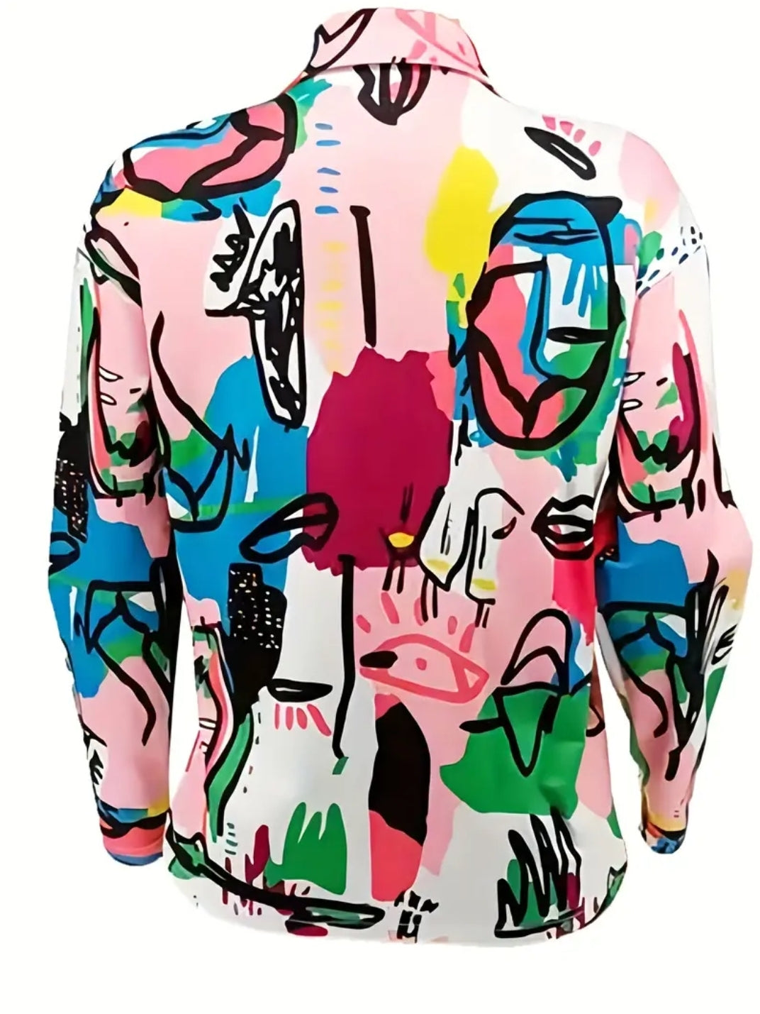 Plus Size Women's Wear  - Abstract Shirt Fun