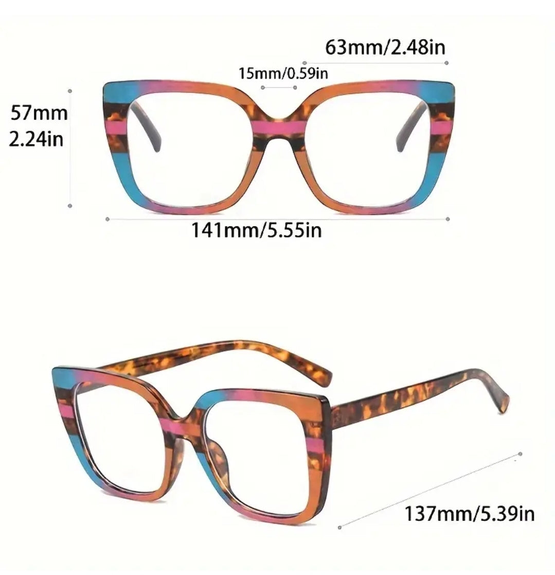 Glasses - Statement Accessory Colourful Chic