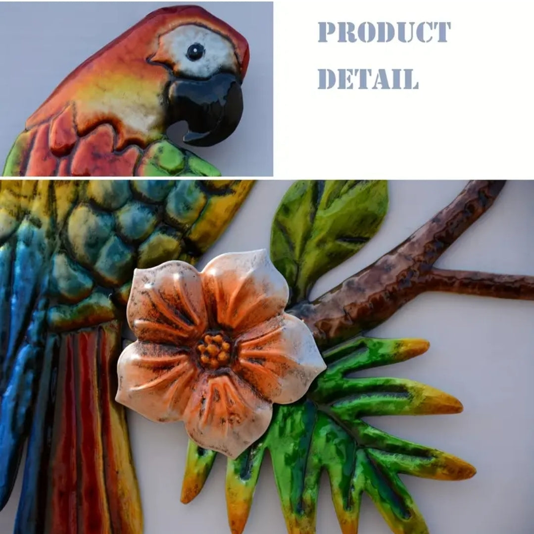 Gardening| 3 pc Parrot Wall Decor