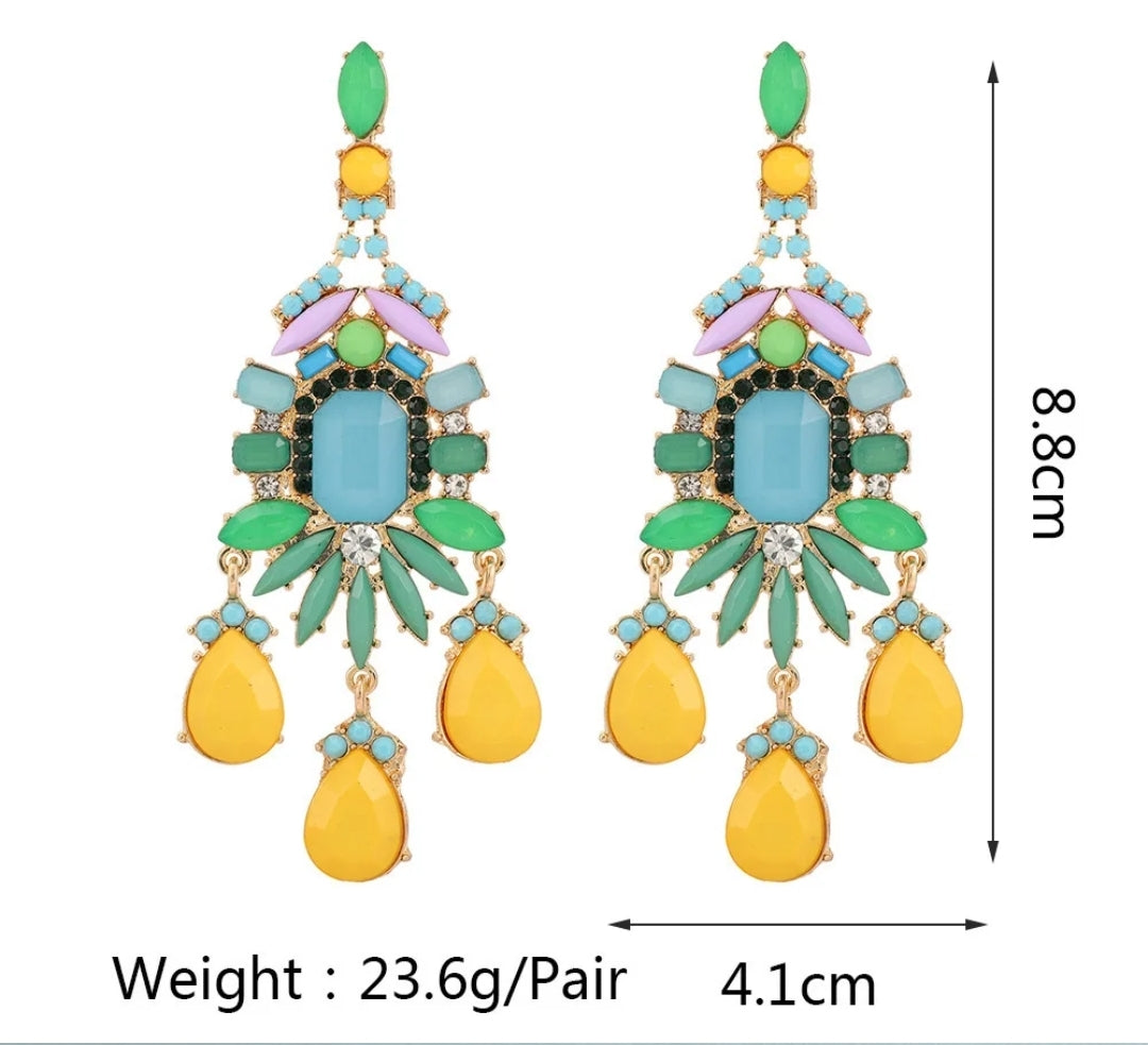 Bright Summer Fashion Earrings