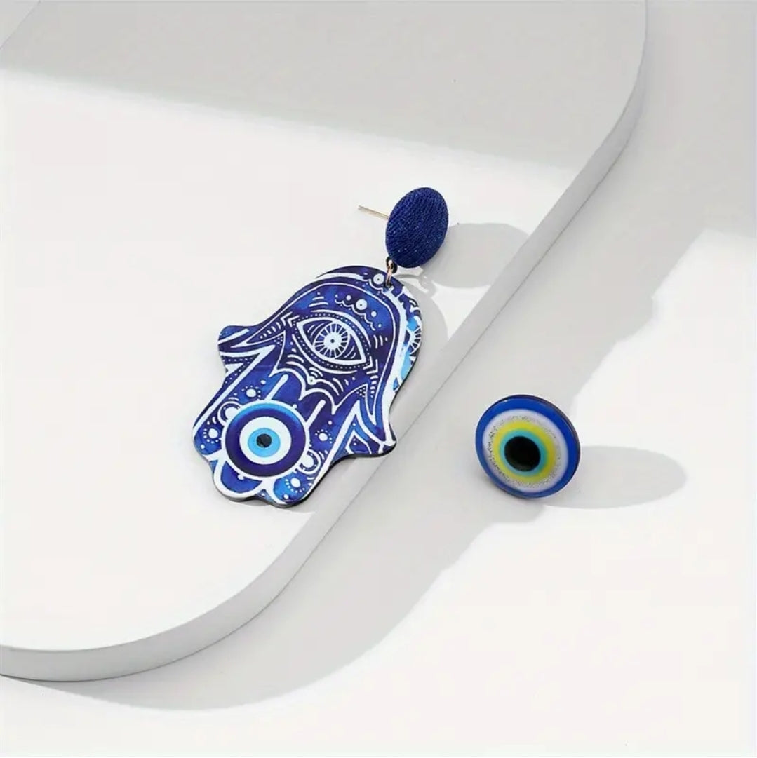 All Seeing EYE asymmetric earrings