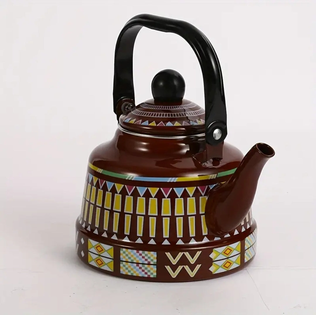 Funky 1.1L Enamel Tea Pot