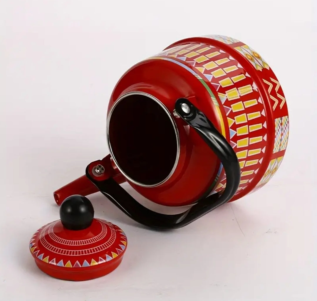 Funky 1.1L Enamel Tea Pot