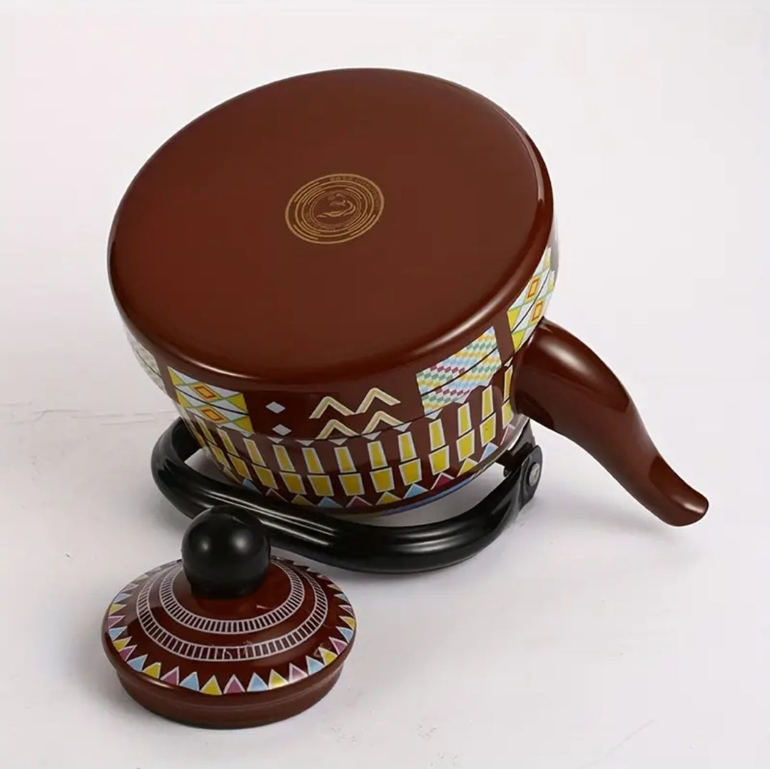 Funky 1.1L Enamel Tea Pot