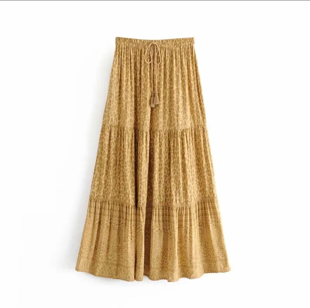 Boho Gypsy Long Skirt | S M L