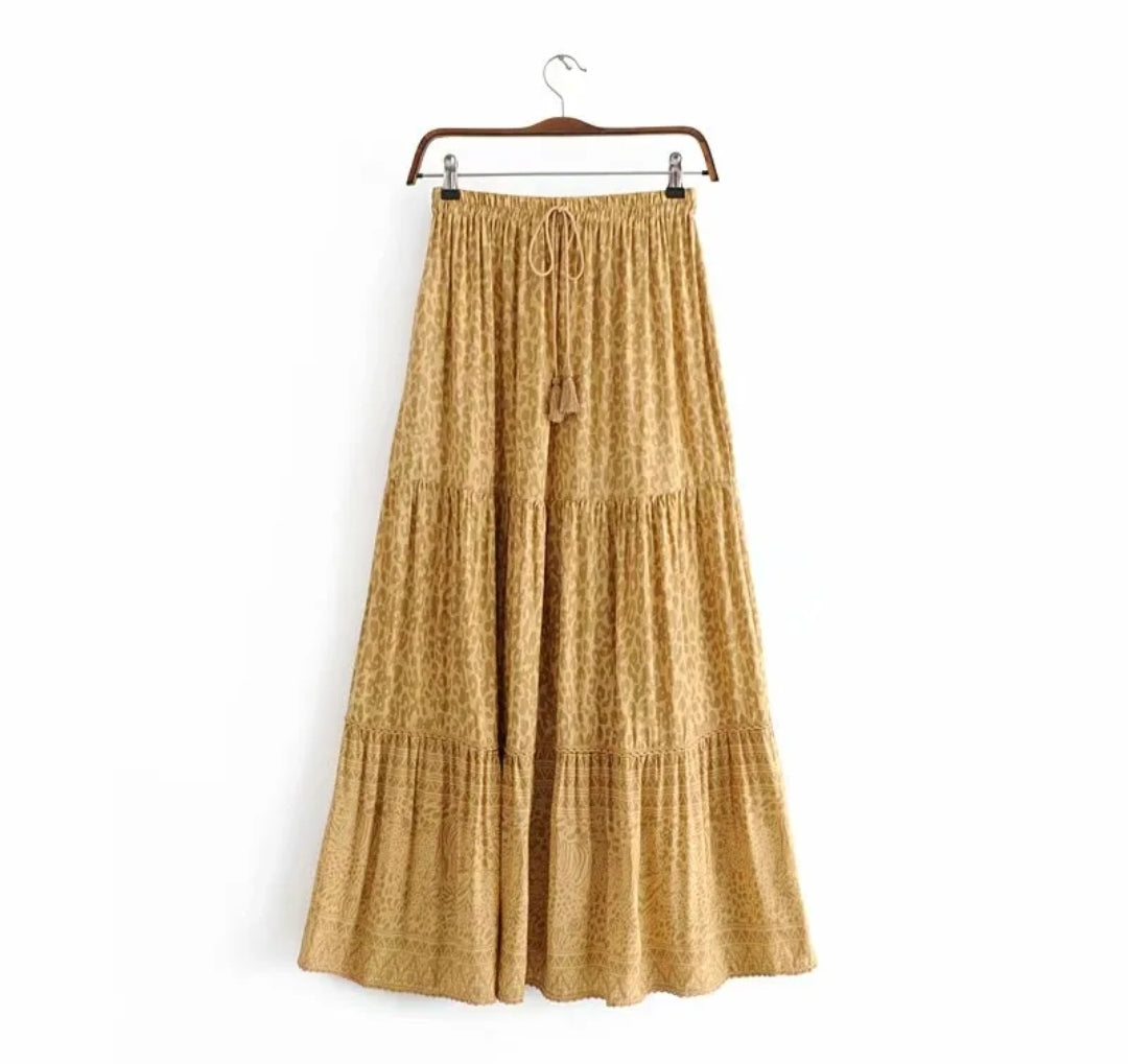 Boho Gypsy Long Skirt | S M L