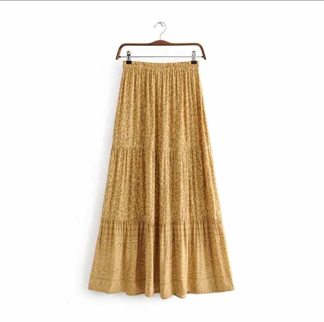 Boho Gypsy Long Skirt | S M L