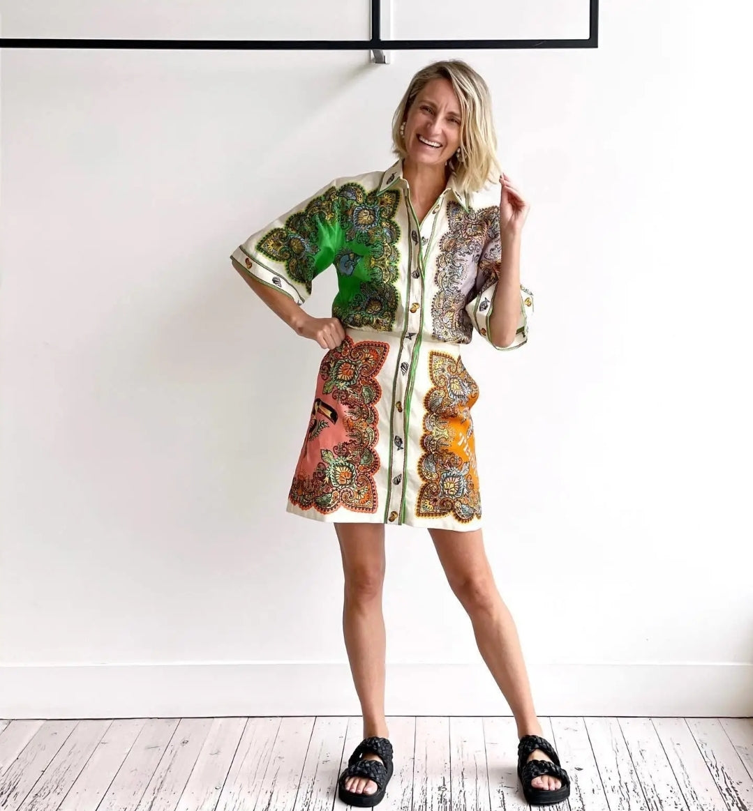 Australian Design (Alem^is) Trippy Troppo Designer Dupe Dress